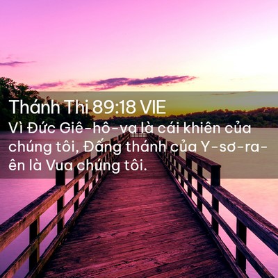 Picture 02 - Thánh Thi 89:18 VIE - Vì Đức Giê-hô-va là cái khiên của - Bible Verse Picture