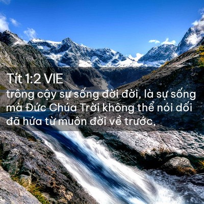 Picture 02 - Tít 1:2 VIE - trông cậy sự sống đời đời, là sự - Bible Verse Picture