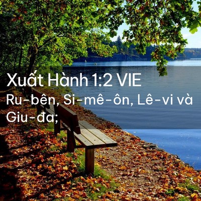 Picture 02 - Xuất Hành 1:2 VIE - Ru-bên, Si-mê-ôn, Lê-vi và - Bible Verse Picture