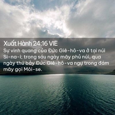 Picture 02 - Xuất Hành 24:16 VIE - Sự vinh quang của Đức Giê-hô-va ở - Bible Verse Picture