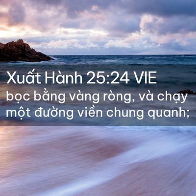 Picture 02 - Xuất Hành 25:24 VIE - bọc bằng vàng ròng, và chạy một - Bible Verse Picture