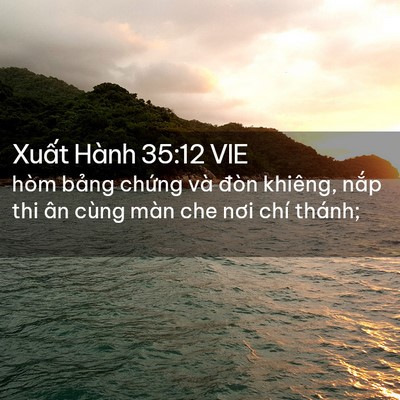 Picture 02 - Xuất Hành 35:12 VIE - hòm bảng chứng và đòn khiêng, nắp thi - Bible Verse Picture