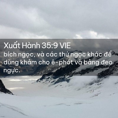 Picture 02 - Xuất Hành 35:9 VIE - bích ngọc, và các thứ ngọc khác để - Bible Verse Picture