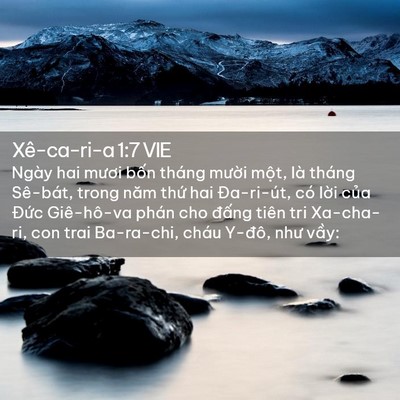 Picture 02 - Xê-ca-ri-a 1:7 VIE - Ngày hai mươi bốn tháng mười một, là - Bible Verse Picture