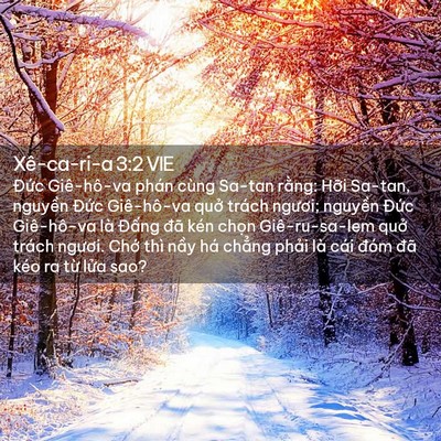 Picture 02 - Xê-ca-ri-a 3:2 VIE - Đức Giê-hô-va phán cùng Sa-tan rằng: - Bible Verse Picture