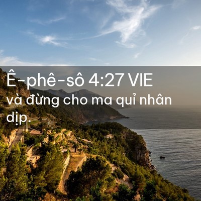 Picture 02 - Ê-phê-sô 4:27 VIE - và đừng cho ma quỉ nhân - Bible Verse Picture