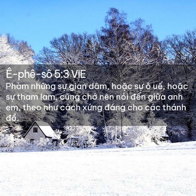 Picture 02 - Ê-phê-sô 5:3 VIE - Phàm những sự gian dâm, hoặc sự ô - Bible Verse Picture