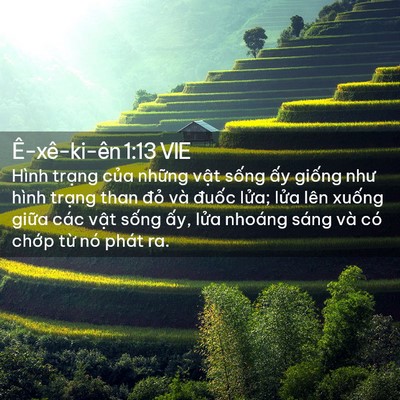 Picture 02 - Ê-xê-ki-ên 1:13 VIE - Hình trạng của những vật sống ấy - Bible Verse Picture