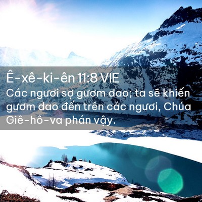 Picture 02 - Ê-xê-ki-ên 11:8 VIE - Các ngươi sợ gươm dao; ta sẽ khiến - Bible Verse Picture