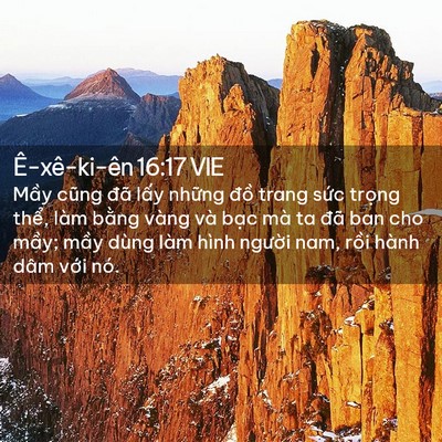 Picture 02 - Ê-xê-ki-ên 16:17 VIE - Mầy cũng đã lấy những đồ trang sức - Bible Verse Picture