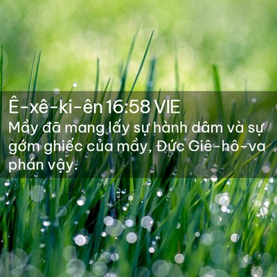 Picture 02 - Ê-xê-ki-ên 16:58 VIE - Mầy đã mang lấy sự hành dâm và sự - Bible Verse Picture