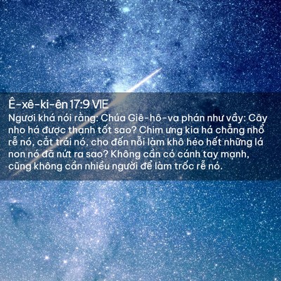 Picture 02 - Ê-xê-ki-ên 17:9 VIE - Ngươi khá nói rằng: Chúa Giê-hô-va phán - Bible Verse Picture