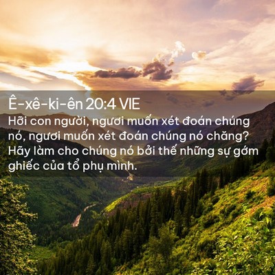 Picture 02 - Ê-xê-ki-ên 20:4 VIE - Hỡi con người, ngươi muốn xét đoán - Bible Verse Picture