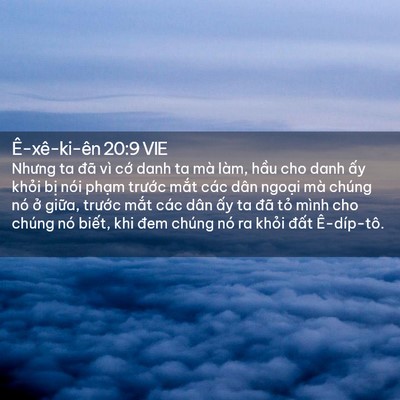 Picture 02 - Ê-xê-ki-ên 20:9 VIE - Nhưng ta đã vì cớ danh ta mà làm, hầu - Bible Verse Picture