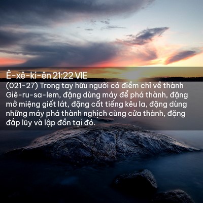 Picture 02 - Ê-xê-ki-ên 21:22 VIE - (021-27) Trong tay hữu người có điềm - Bible Verse Picture