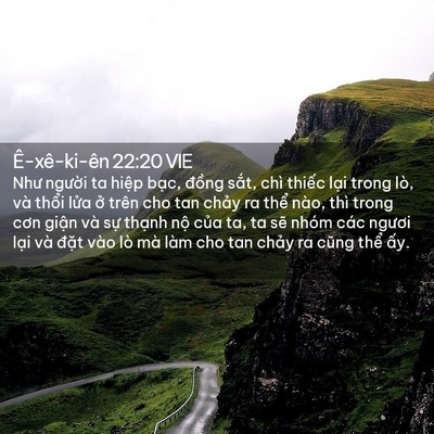 Picture 02 - Ê-xê-ki-ên 22:20 VIE - Như người ta hiệp bạc, đồng sắt, - Bible Verse Picture