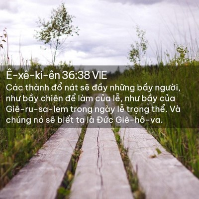 Picture 02 - Ê-xê-ki-ên 36:38 VIE - Các thành đổ nát sẽ đầy những bầy - Bible Verse Picture