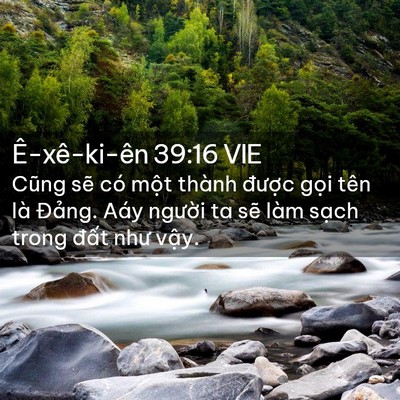 Picture 02 - Ê-xê-ki-ên 39:16 VIE - Cũng sẽ có một thành được gọi tên - Bible Verse Picture