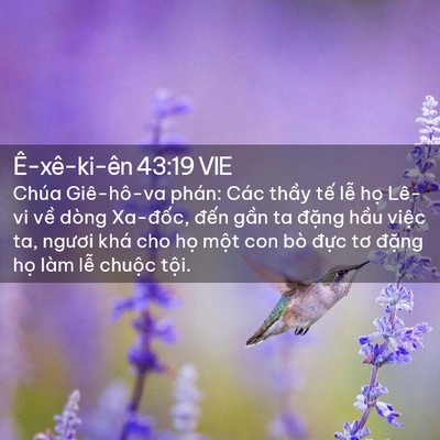 Picture 02 - Ê-xê-ki-ên 43:19 VIE - Chúa Giê-hô-va phán: Các thầy tế lễ - Bible Verse Picture