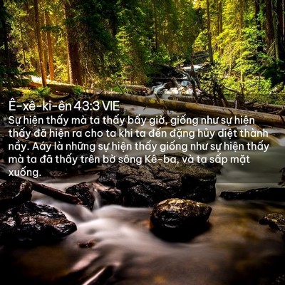 Picture 02 - Ê-xê-ki-ên 43:3 VIE - Sự hiện thấy mà ta thấy bấy giờ, - Bible Verse Picture