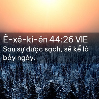 Picture 02 - Ê-xê-ki-ên 44:26 VIE - Sau sự được sạch, sẽ kể là bảy - Bible Verse Picture