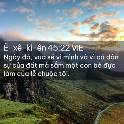 Picture 02 - Ê-xê-ki-ên 45:22 VIE - Ngày đó, vua sẽ vì mình và vì cả dân - Bible Verse Picture