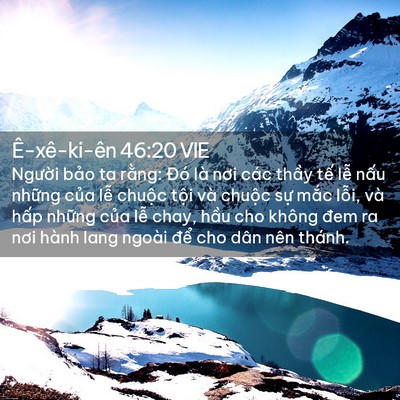 Picture 02 - Ê-xê-ki-ên 46:20 VIE - Người bảo ta rằng: Đó là nơi các - Bible Verse Picture