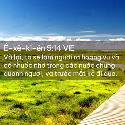 Picture 02 - Ê-xê-ki-ên 5:14 VIE - Vả lại, ta sẽ làm ngươi ra hoang vu và - Bible Verse Picture