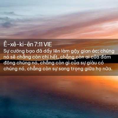 Picture 02 - Ê-xê-ki-ên 7:11 VIE - Sự cường bạo đã dấy lên làm gậy - Bible Verse Picture