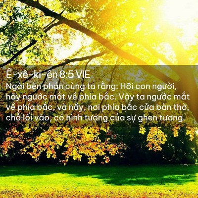 Picture 02 - Ê-xê-ki-ên 8:5 VIE - Ngài bèn phán cùng ta rằng: Hỡi con - Bible Verse Picture