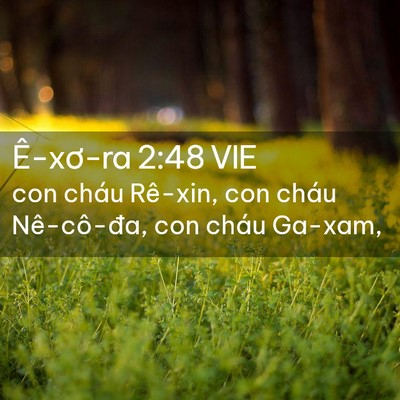 Picture 02 - Ê-xơ-ra 2:48 VIE - con cháu Rê-xin, con cháu Nê-cô-đa, con - Bible Verse Picture