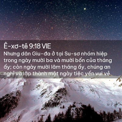 Picture 02 - Ê-xơ-tê 9:18 VIE - Nhưng dân Giu-đa ở tại Su-sơ nhóm hiệp - Bible Verse Picture