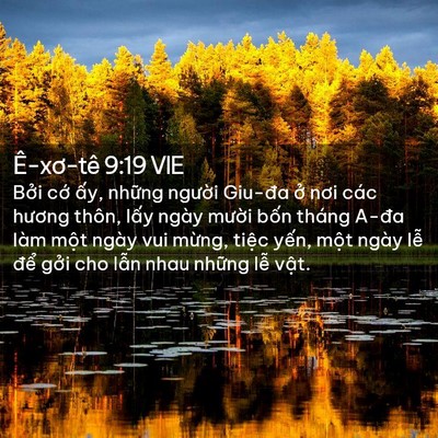 Picture 02 - Ê-xơ-tê 9:19 VIE - Bởi cớ ấy, những người Giu-đa ở - Bible Verse Picture