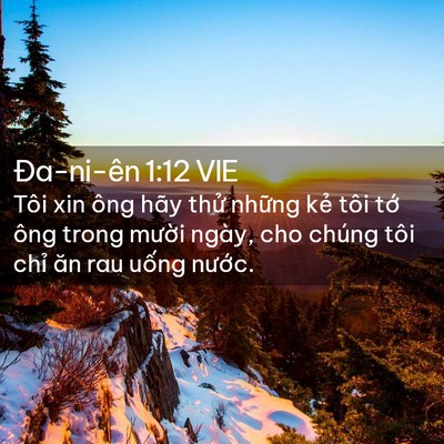 Picture 02 - Ða-ni-ên 1:12 VIE - Tôi xin ông hãy thử những kẻ tôi tớ - Bible Verse Picture