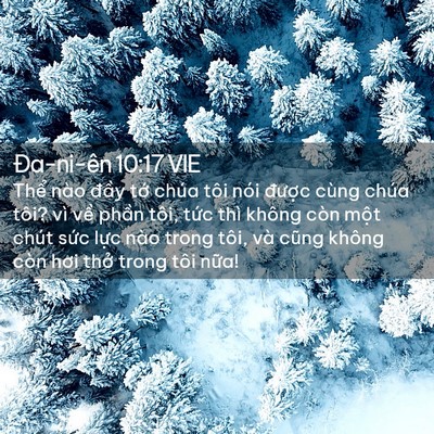 Picture 02 - Ða-ni-ên 10:17 VIE - Thể nào đầy tớ chúa tôi nói được - Bible Verse Picture