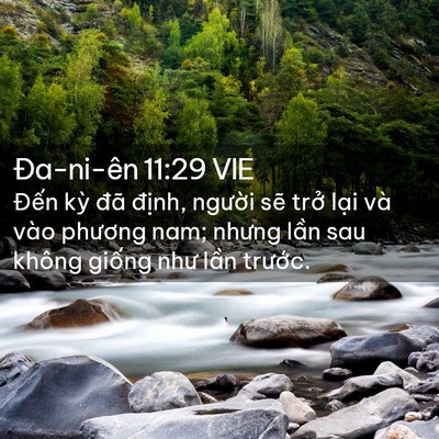 Picture 02 - Ða-ni-ên 11:29 VIE - Đến kỳ đã định, người sẽ trở - Bible Verse Picture