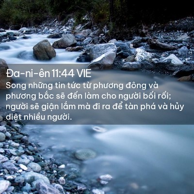 Picture 02 - Ða-ni-ên 11:44 VIE - Song những tin tức từ phương đông và - Bible Verse Picture