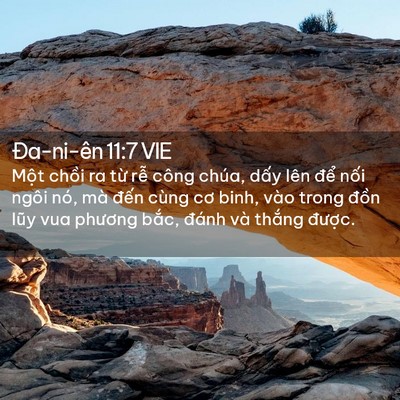 Picture 02 - Ða-ni-ên 11:7 VIE - Một chồi ra từ rễ công chúa, dấy lên - Bible Verse Picture