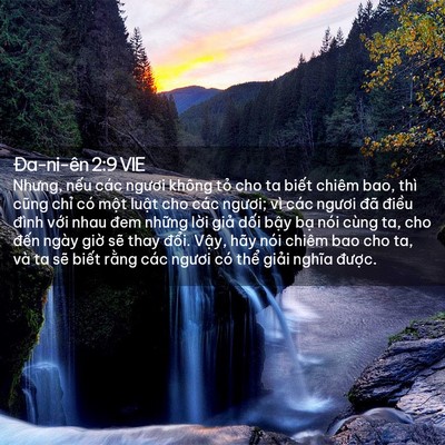 Picture 02 - Ða-ni-ên 2:9 VIE - Nhưng, nếu các ngươi không tỏ cho ta - Bible Verse Picture