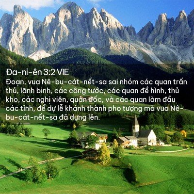 Picture 02 - Ða-ni-ên 3:2 VIE - Đoạn, vua Nê-bu-cát-nết-sa sai nhóm các - Bible Verse Picture
