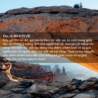 Picture 02 - Ða-ni-ên 4:19 VIE - Bấy giờ Đa-ni-ên, gọi tên là - Bible Verse Picture