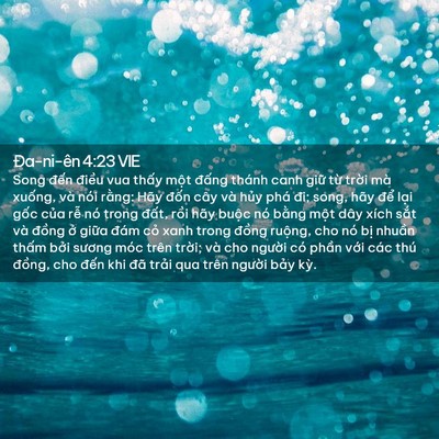 Picture 02 - Ða-ni-ên 4:23 VIE - Song đến điều vua thấy một đấng - Bible Verse Picture