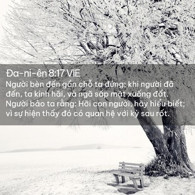 Picture 02 - Ða-ni-ên 8:17 VIE - Người bèn đến gần chỗ ta đứng; khi - Bible Verse Picture