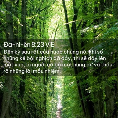 Picture 02 - Ða-ni-ên 8:23 VIE - Đến kỳ sau rốt của nước chúng nó, - Bible Verse Picture