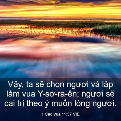 Picture 03 - 1 Các Vua 11:37 VIE - Vậy, ta sẽ chọn ngươi và lập làm vua - Bible Verse Picture