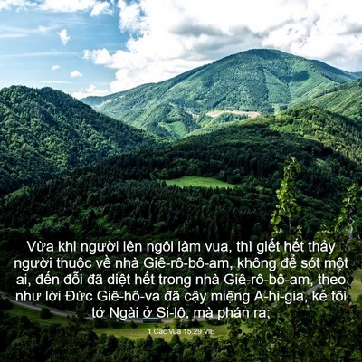 Picture 03 - 1 Các Vua 15:29 VIE - Vừa khi người lên ngôi làm vua, thì - Bible Verse Picture