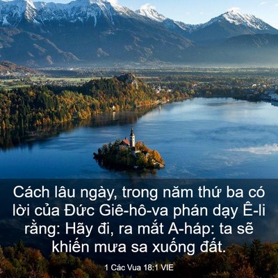 Picture 03 - 1 Các Vua 18:1 VIE - Cách lâu ngày, trong năm thứ ba có lời - Bible Verse Picture