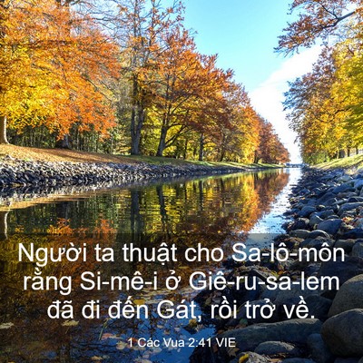 Picture 03 - 1 Các Vua 2:41 VIE - Người ta thuật cho Sa-lô-môn rằng - Bible Verse Picture