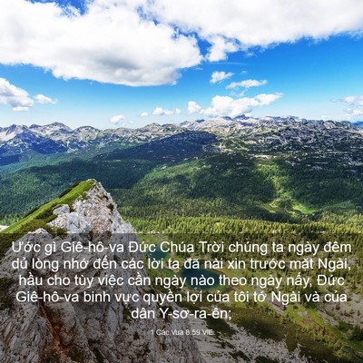 Picture 03 - 1 Các Vua 8:59 VIE - Ước gì Giê-hô-va Đức Chúa Trời chúng - Bible Verse Picture