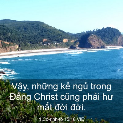 Picture 03 - 1 Cô-rinh-tô 15:18 VIE - Vậy, những kẻ ngủ trong Đấng Christ - Bible Verse Picture